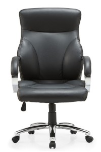 Best Executive High Back Black Leather Office stoel Brands