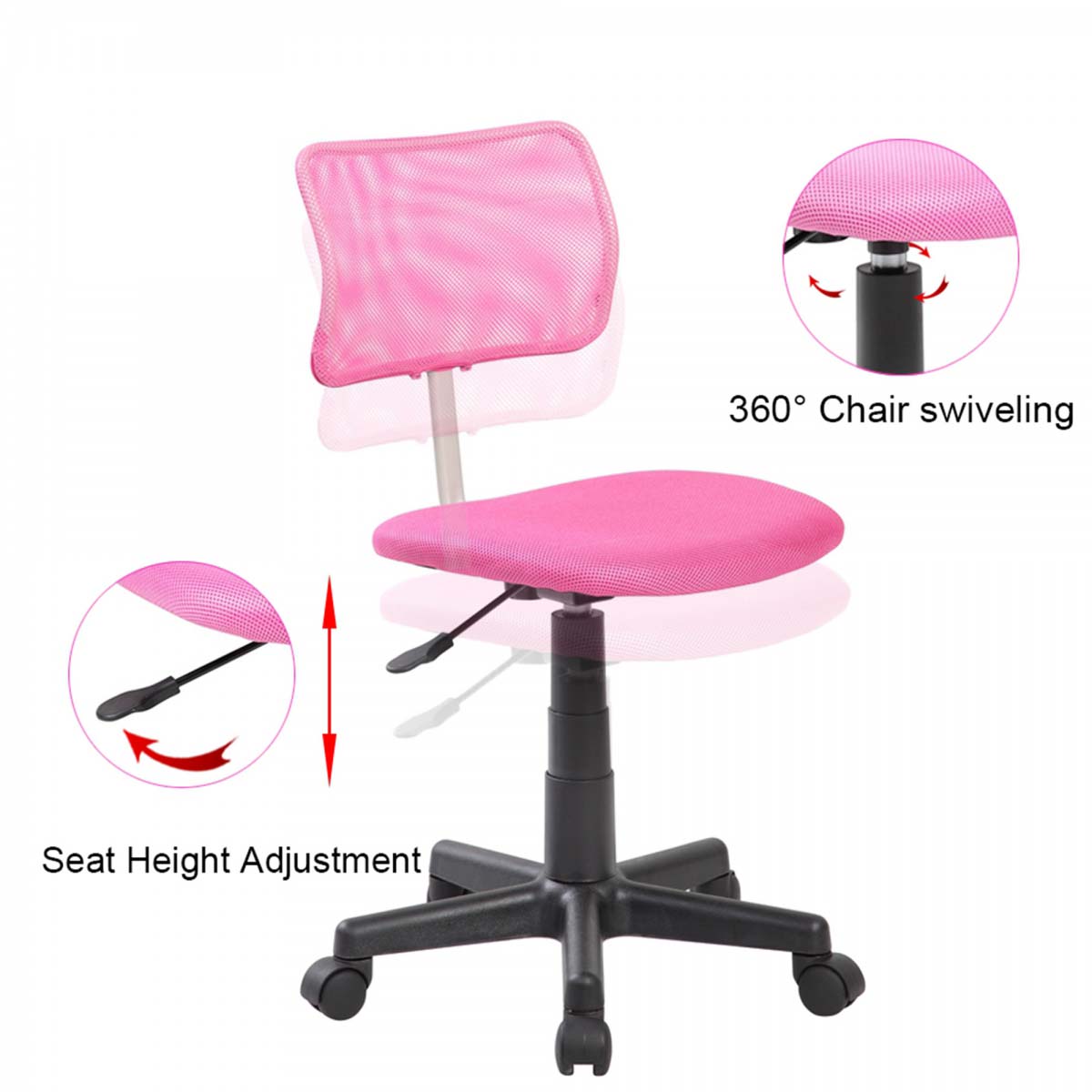 Παιδική καρέκλα γραφείου με ρύθμιση ύψους-15