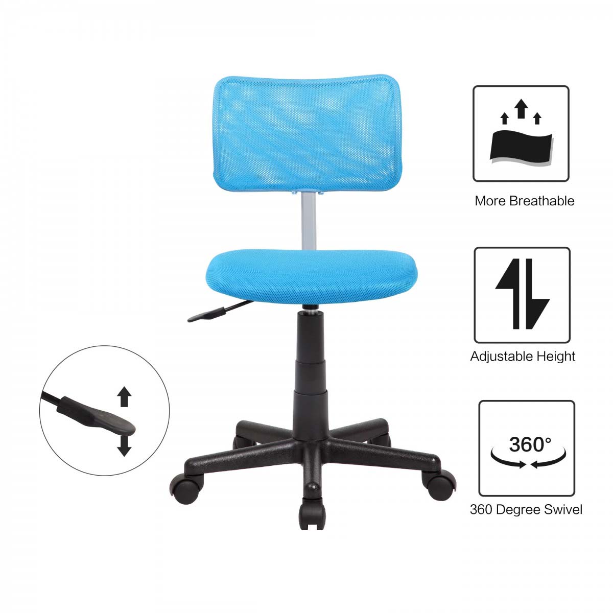 Παιδική καρέκλα γραφείου με ρύθμιση ύψους-16