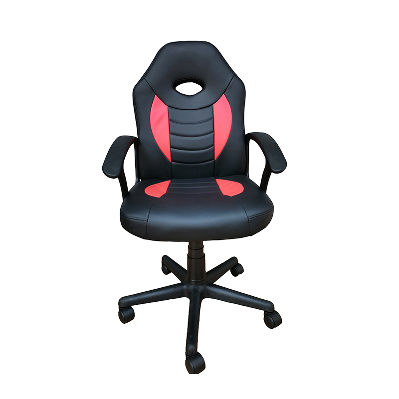 Kids Gaming Chair nga adunay Hight Adjustment, Racer Chair nga adunay Fixed Padded Armrest (1)