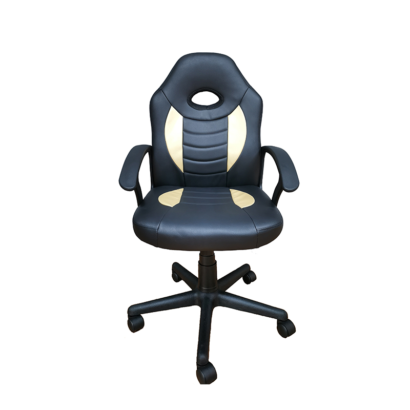 Kids Gaming Chair nga adunay Hight Adjustment, Racer Chair nga adunay Fixed Padded Armrest (2)