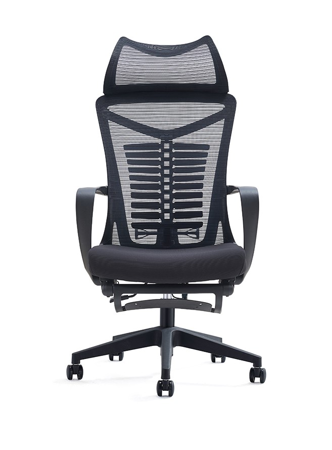 Сетчатый офисный стул с подставкой для ног(1)