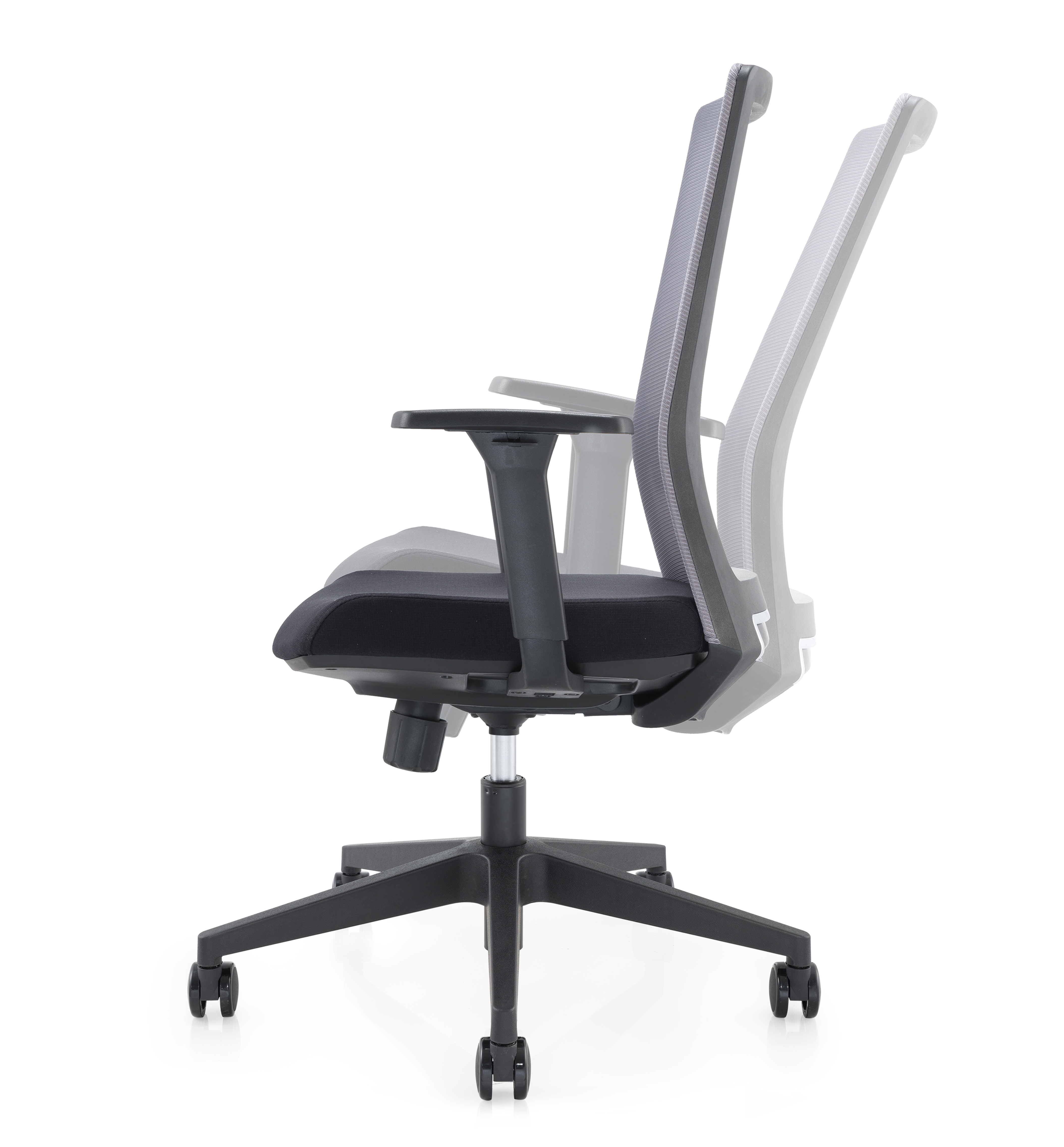 Mëtt Réck ergonomesch Büro Stull3