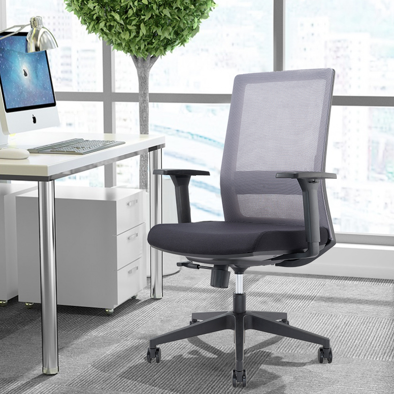 መካከለኛ ጀርባ Ergonomic Office ሊቀመንበር5