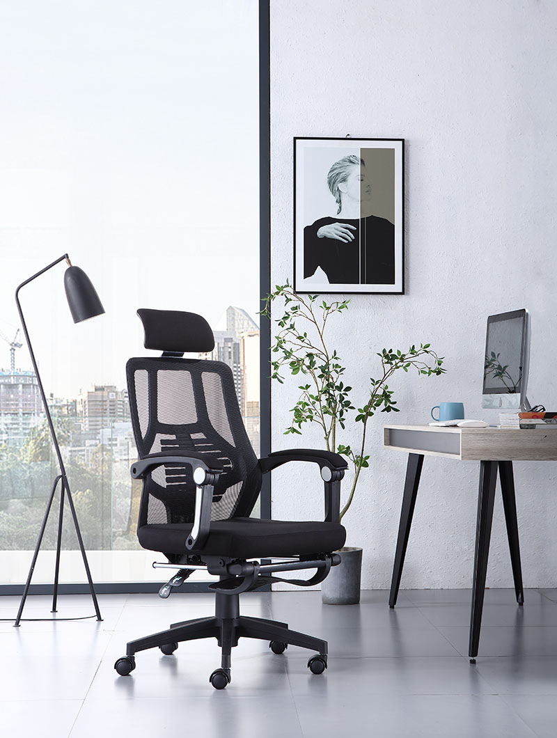  Ergonomics High-Back Mesh Office Chair with Footrest,Recliner Computer Desk Chair-7
