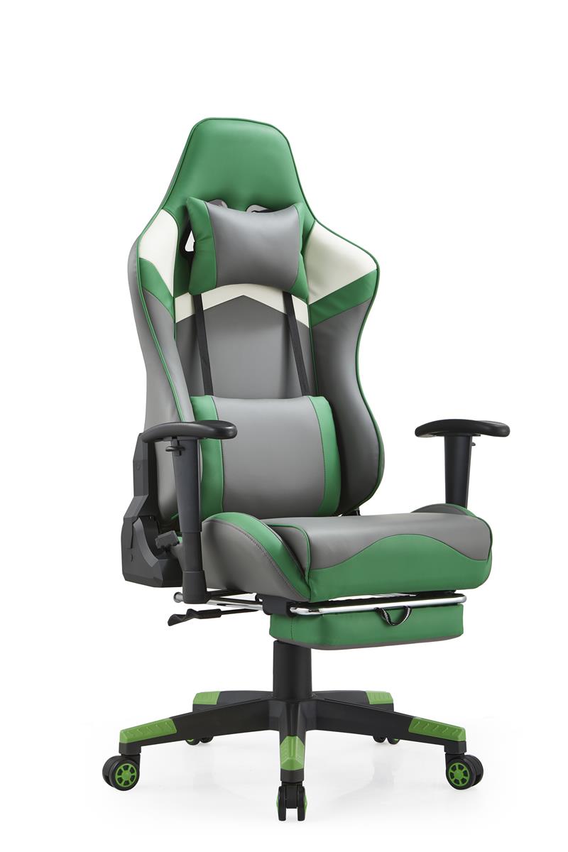 Computer Gaming Chair With Footrest(2)