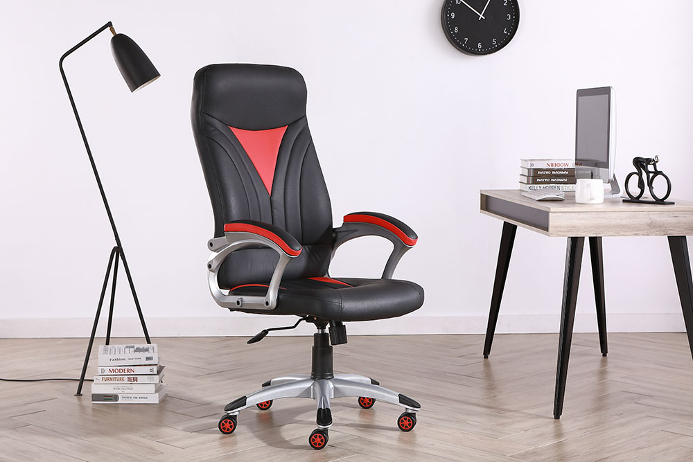 Executive Leather High-Back SwivelTilt Office Chair, Gaming Chair (2)