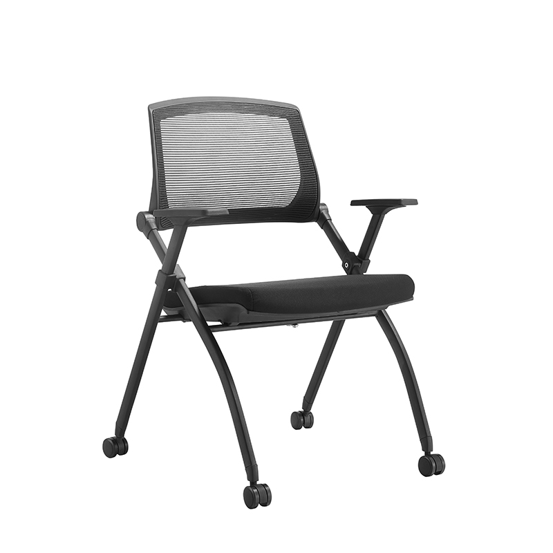 Mesh Guest Reception Stack Chairs with Writing board and Arms for Office School Church Conference Waiting Room (5)